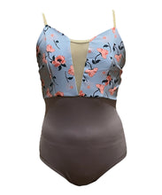 Load image into Gallery viewer, Ballet Belle Floral Plunge Neck Leotard