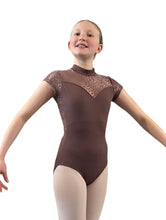 Load image into Gallery viewer, High Neck Lace Top Leotard