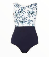 Load image into Gallery viewer, Floral High Neck Leotard