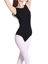 Load image into Gallery viewer, Ballet Belle Floral Back High Neck Leotard