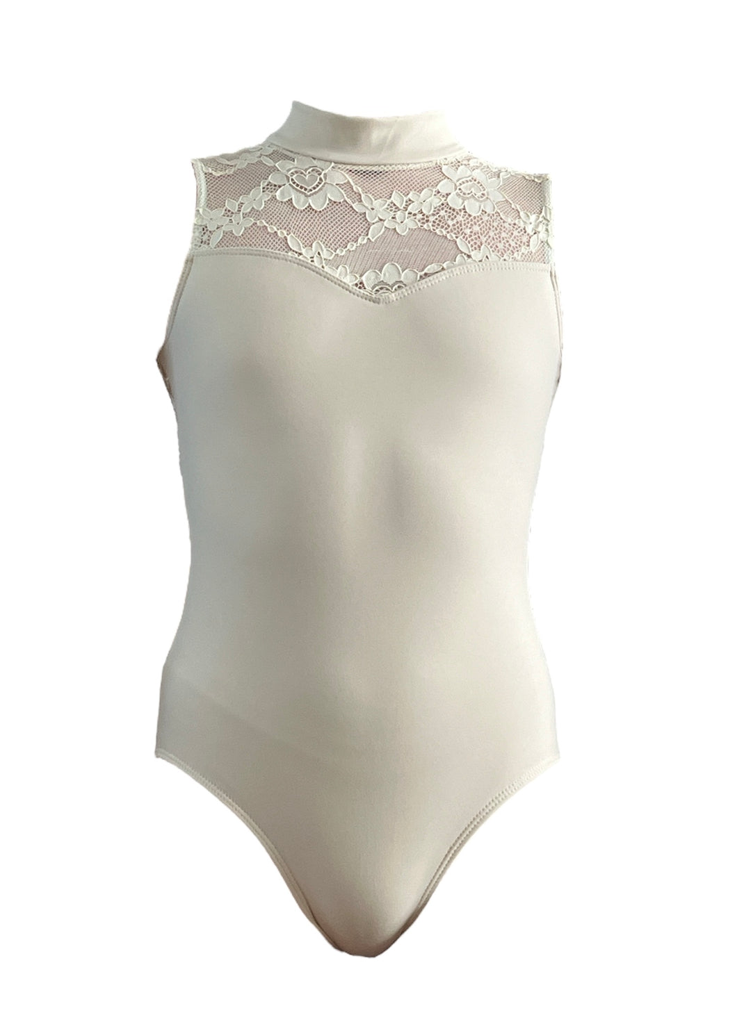 Children’s High Neck Lace Leotard