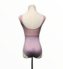 Load image into Gallery viewer, Ballet Belle Floral Plunge Neck Short Sleeve Leotard
